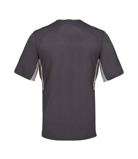 T-shirt Motif/style Orage Performance Adulte Gris Foncé Gris Clair SOLS