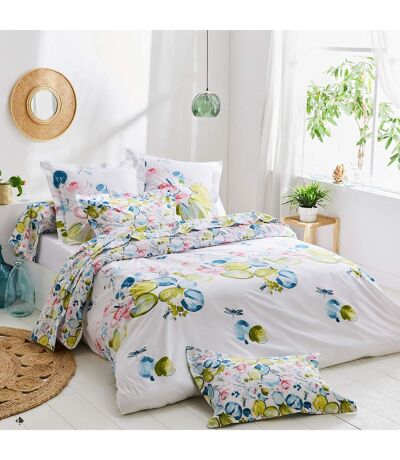 Parure de lit percale NENUPHAR Taie 65x65 cm