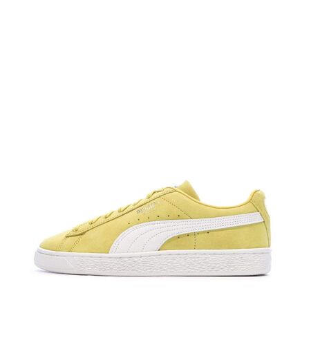 Baskets jaunes homme puma suede classic