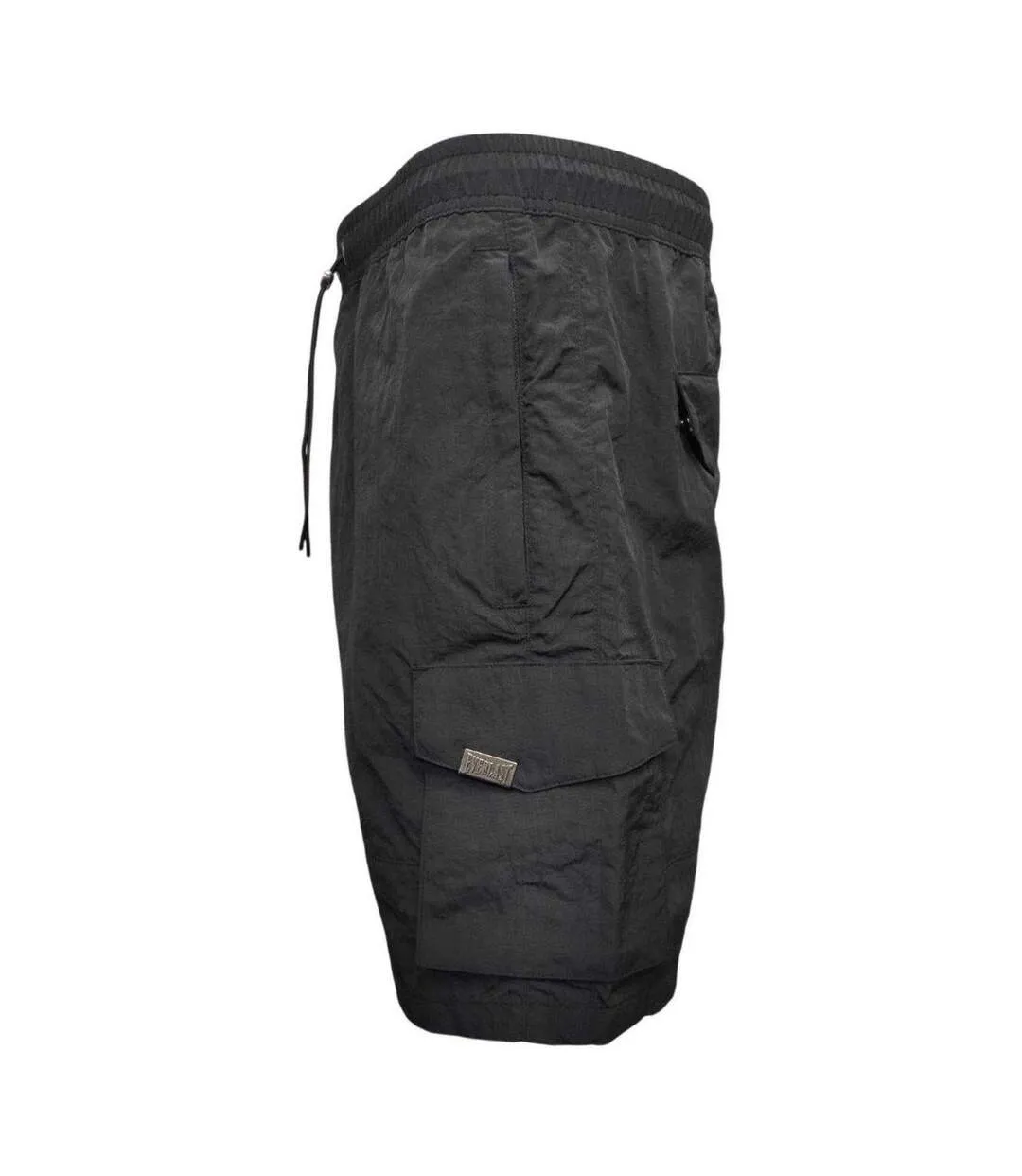 Mens Quick Dry Regular Cargo Shorts Black Everlast-3