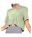 T-shirt vert femme nike crop86 - l-1