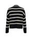 Pull noir/beige femme only libi - l-3