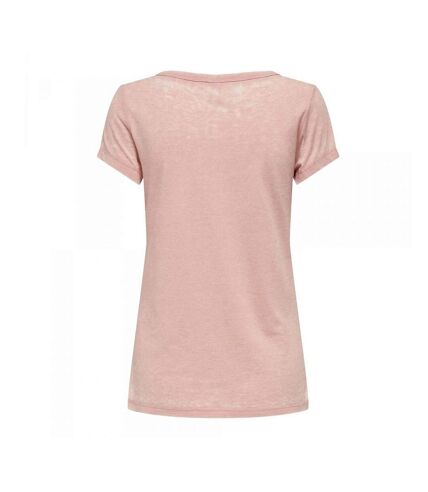 T-shirt Rose Femme Only Wrongly - M