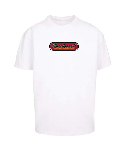 Mens The Skateboard Magazine Cover No 11 Oversized T-shirt Blanc MerchCode