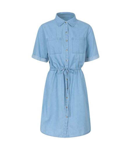 Robe Mi-longue Ronda Femme Bleu Clair Mountain Warehouse
