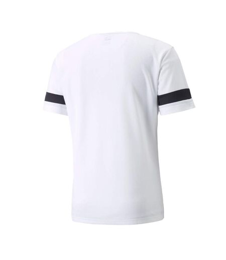 T-Shirt blanc/noir homme puma teamrise - l