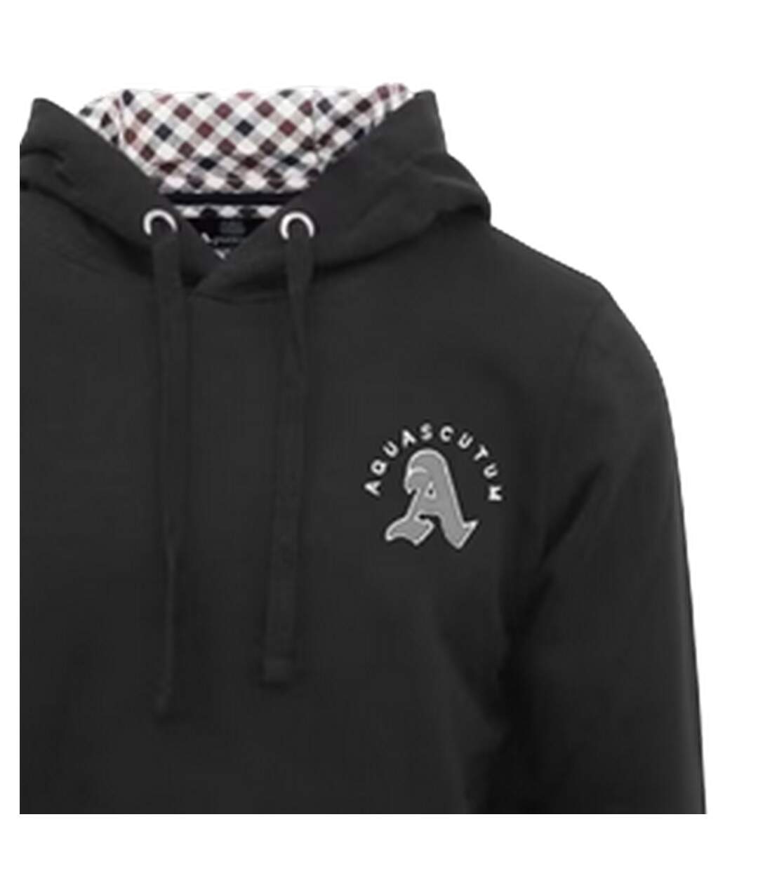 Sweat À Capuche Manches Longues Homme Noir Aquascutum-3
