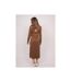 Robe longue maille douce drapé ILARISSE - Dona X Lisa-2
