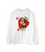 Disney Sweatshirt Minnie Mouse So Sweet Strawberry - Femmes/Dames (Blanc) - UTBI29043-1