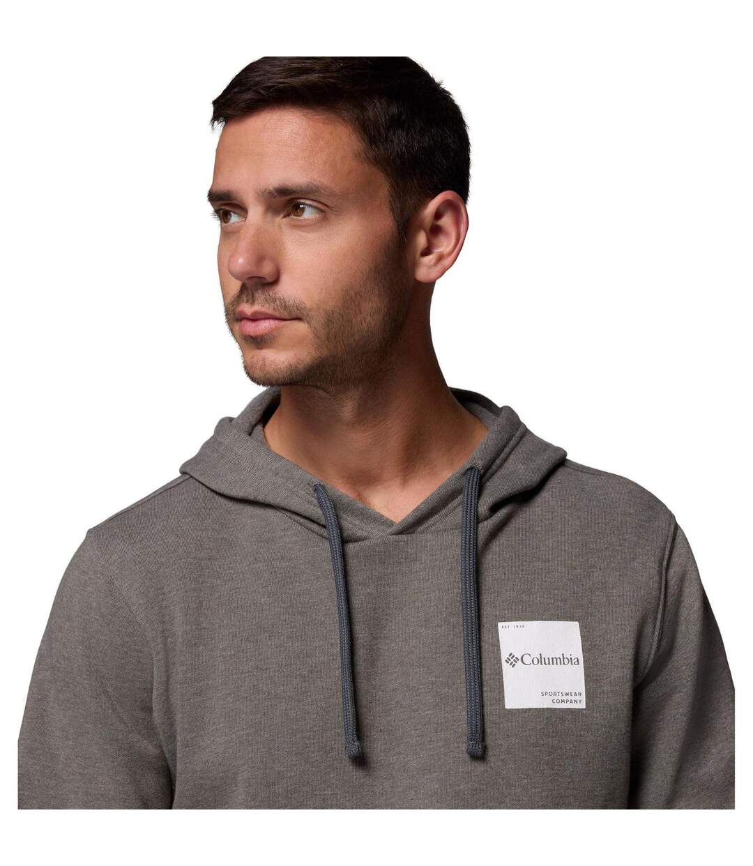 Sweat À Capuche Trek Homme Anthracite Columbia-4