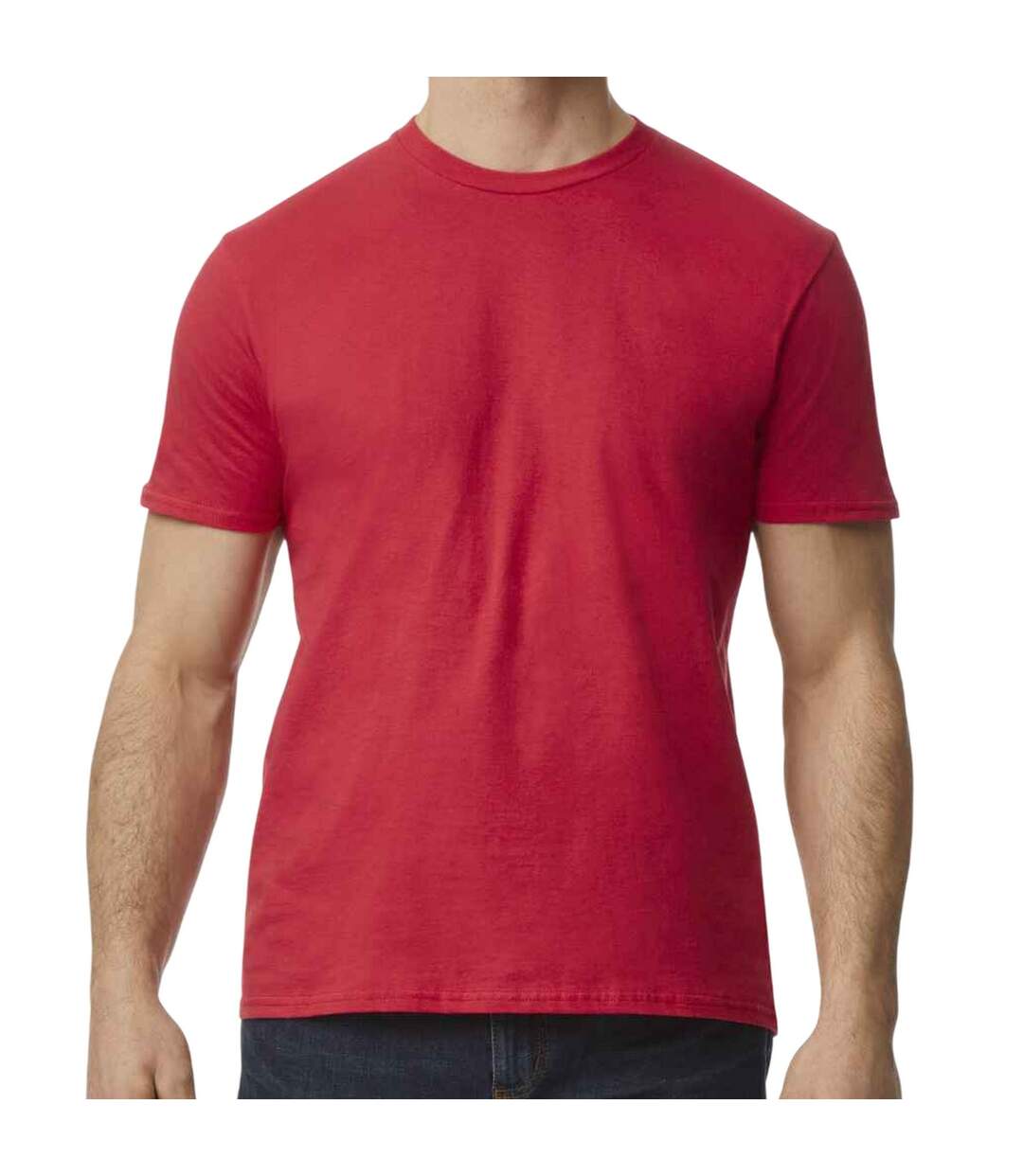 T-shirt Softstyle Ez Adulte Vrai Rouge Gildan-1