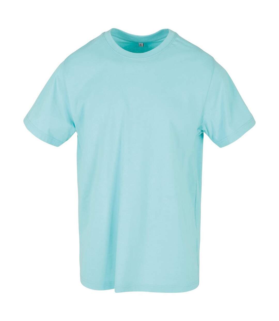 T-shirt à col rond homme béryl bleu Build your Brand