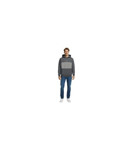 Sweat À Capuche Avec Cordons Motif/style Blocs De Couleurs Homme Ardoise Slazenger