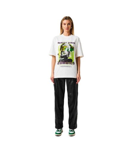 Womens/ladies Popper Detail Relaxed Fit Tracksuit Bottoms Black Hugo