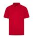 Mens pique polo shirt classic red Henbury