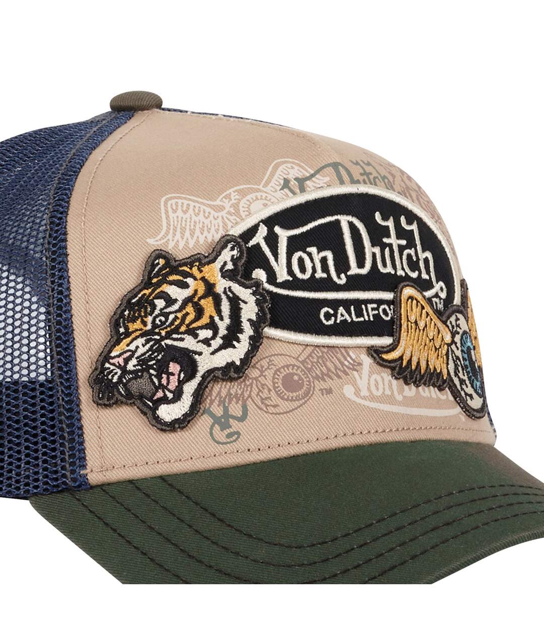 Casquette trucker avec filet en sergé de coton Patches Vondutch-3