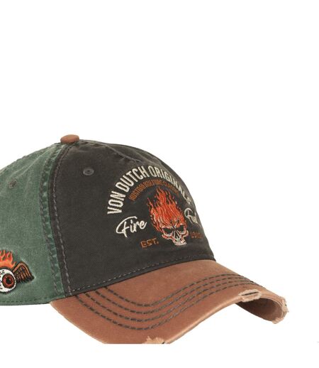 Casquette baseball adulte devant avec broderie effet usé Retro Fuel Vondutch