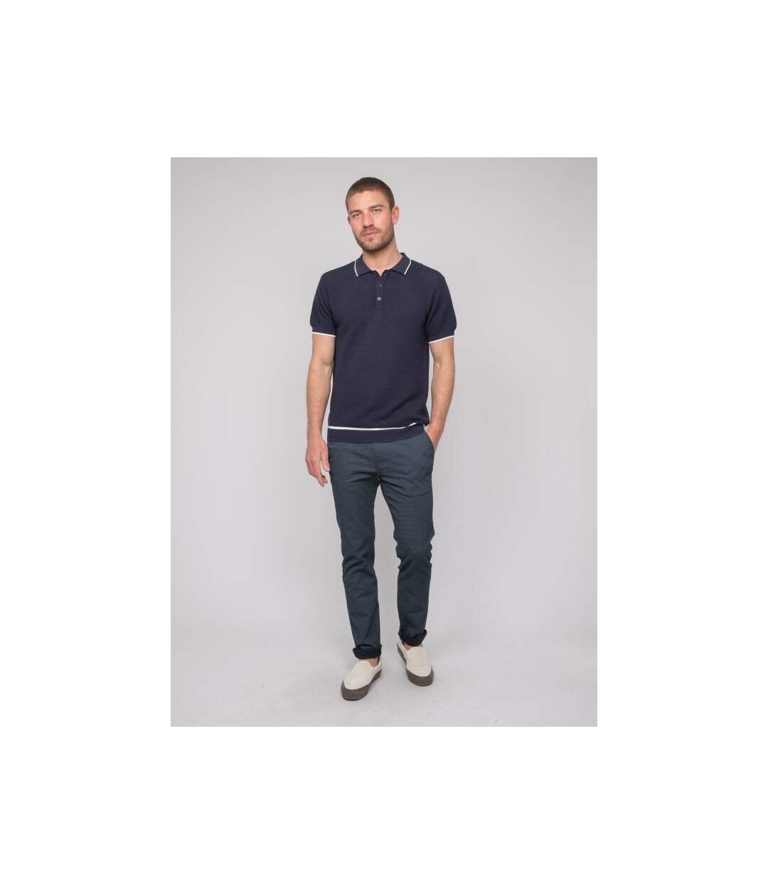 Polo manches courtes pur coton ALFA-4
