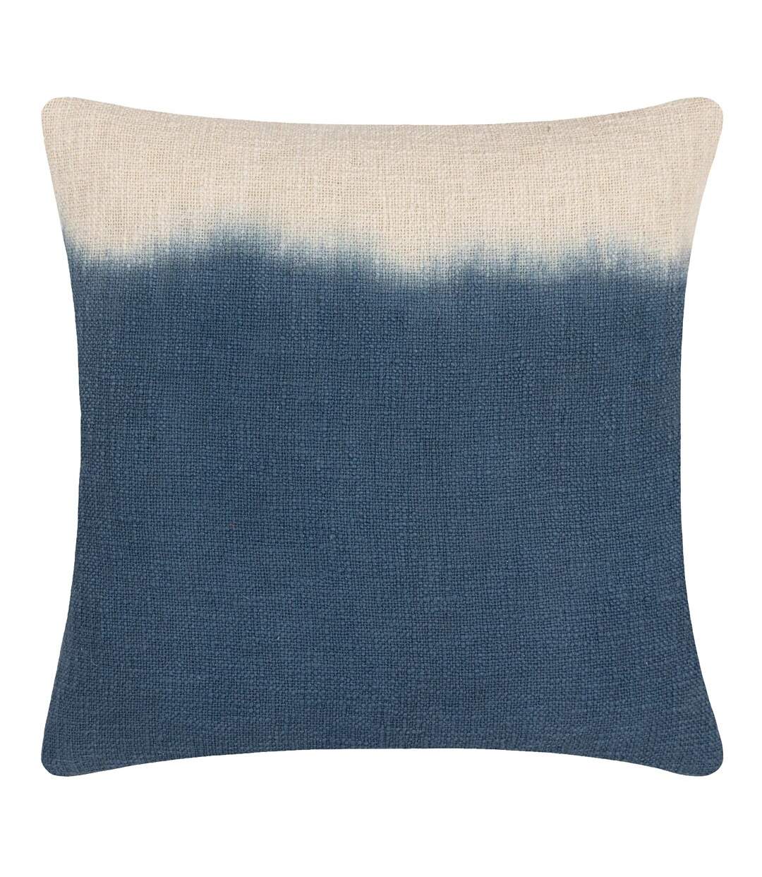 Mizu dip dye cushion cover 50cm x 50cm ink Furn-1