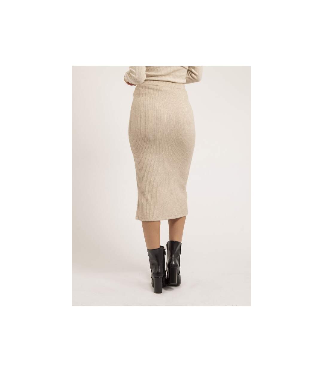 Jupe mi-longue maille XASHERE - Dona X Lisa-2