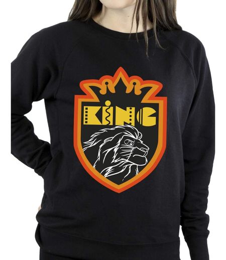 Disney Sweat-shirt Womens/Ladies The Lion King Crest (Noir) - UTBI22353