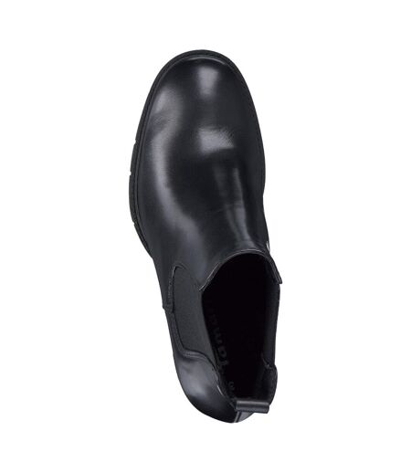 Bottine à Talon Cuir Tamaris