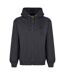 Mens Hooded Fleece Jacket Charcoal Grey Iron Mountain-2