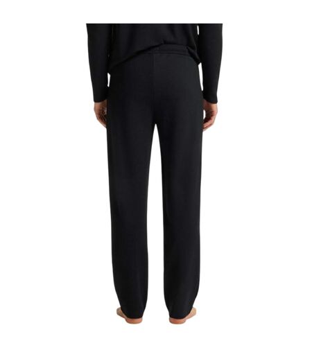 Mens Waffle Logo Joggers Black Boss
