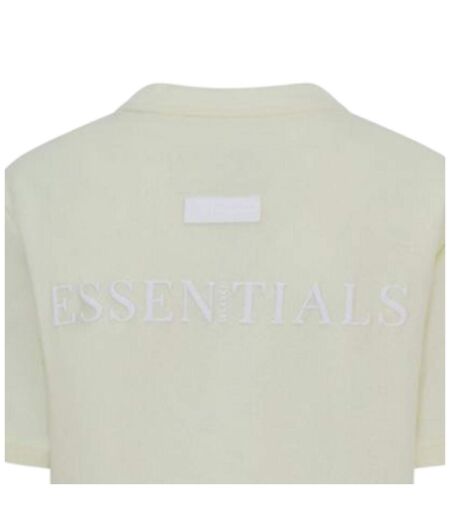 T-shirt Motif/style Logo Essentials Femme Céleste Blank Essentials