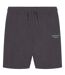 Mens Malemtee Back Print T-shirt & Shorts Set Dark Grey Bench-2