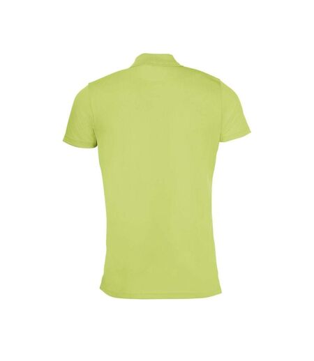 SOLS Mens Performer Short Sleeve Pique Polo Shirt (Apple Green)