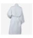 Unisex adult waffle robe white Towel City