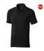 Lot de 2  polos manches courtes calgary homme noir Elevate-1