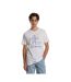 T-shirt Food Vibrations Homme Blanc Mister Tee-1