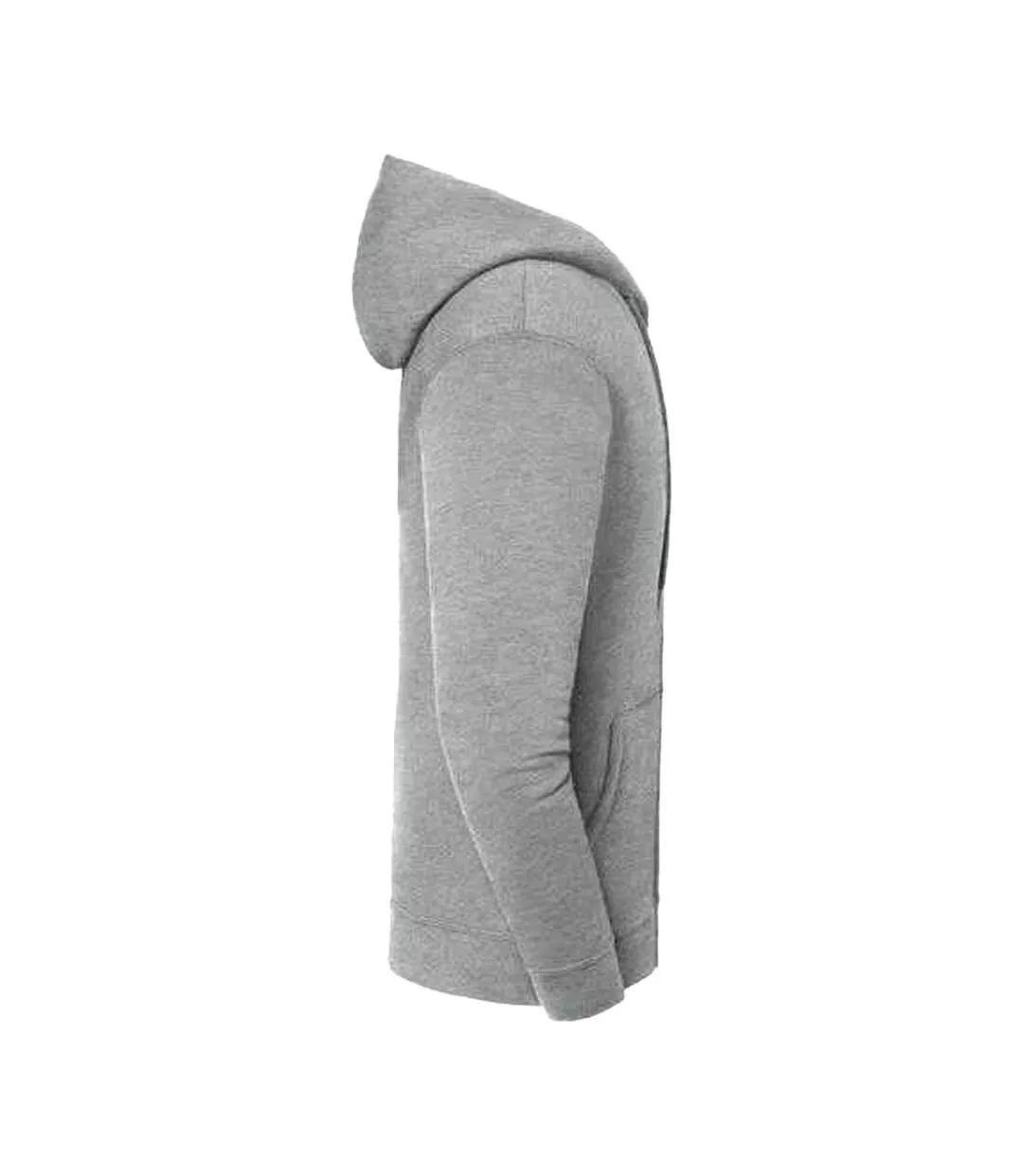 Veste Unie À Capuche Ajustable Iconic Premium Adulte Gris Clair Chiné Fruit Of The Loom-4
