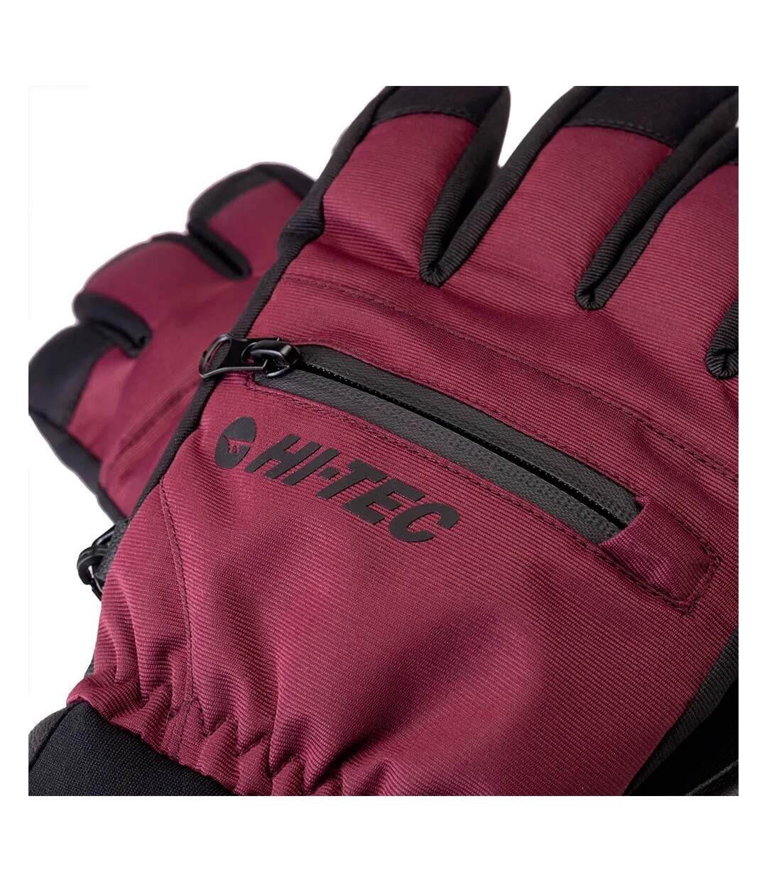 Gants De Ski Vogan Femme Noir Bordeaux Hi-Tec-4
