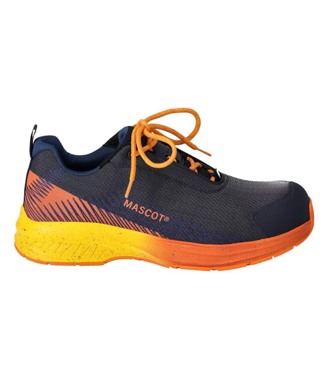 Chaussures De Sécurité Personnalisées Pour Femmes/femmes Bleu Marine Foncé Orange Vif Mascot-1