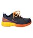 Chaussures De Sécurité Personnalisées Pour Femmes/femmes Bleu Marine Foncé Orange Vif Mascot-1