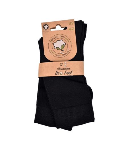 Chaussettes homme en Coton BIO Ultra Confort-Assortiment modèles photos selon arrivages- - Pack de 12