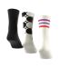 X3 paires de chaussettes blanc/noir homme adidas pride-2