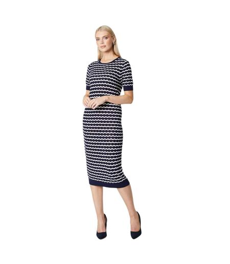 Robe longue femme bleu marine Principles Principles