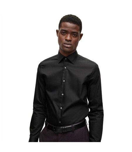 Chemise Manches Longues Homme Noir Boss