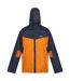 Regatta Mens Dresford Waterproof Jacket (India Grey/Flame Orange)