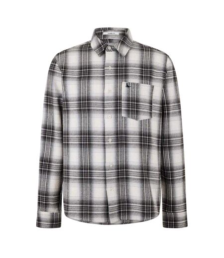 Chemise Manches Longues Motif/style Motif Écossais Homme Blanc Cassé Jack Wills