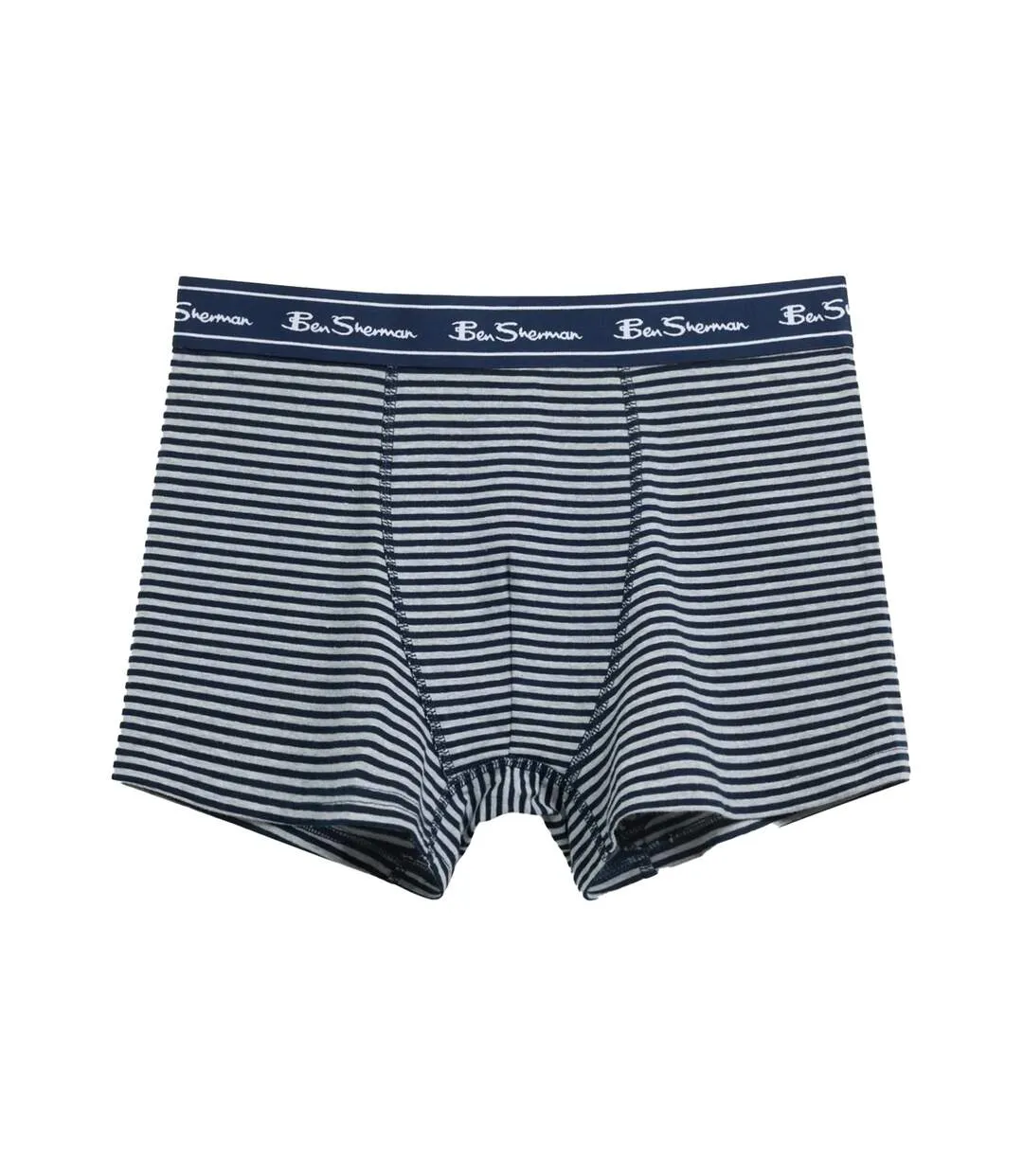 Boxers Motif/style Rayé Signature Homme Gris Ben Sherman-2