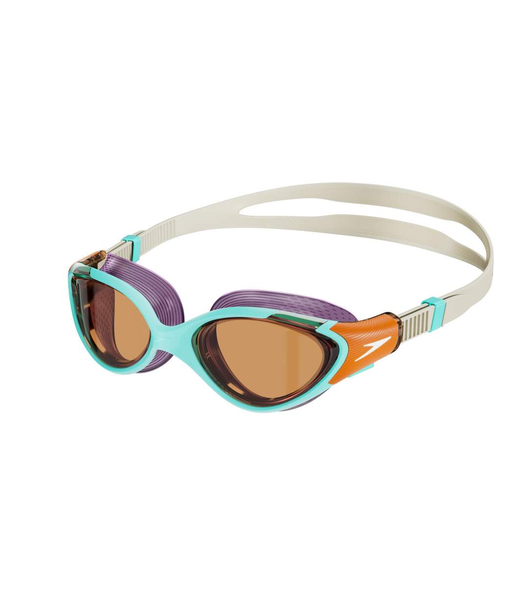 Lunettes de natation biofuse 2.0 femme bleu / orange Speedo Speedo