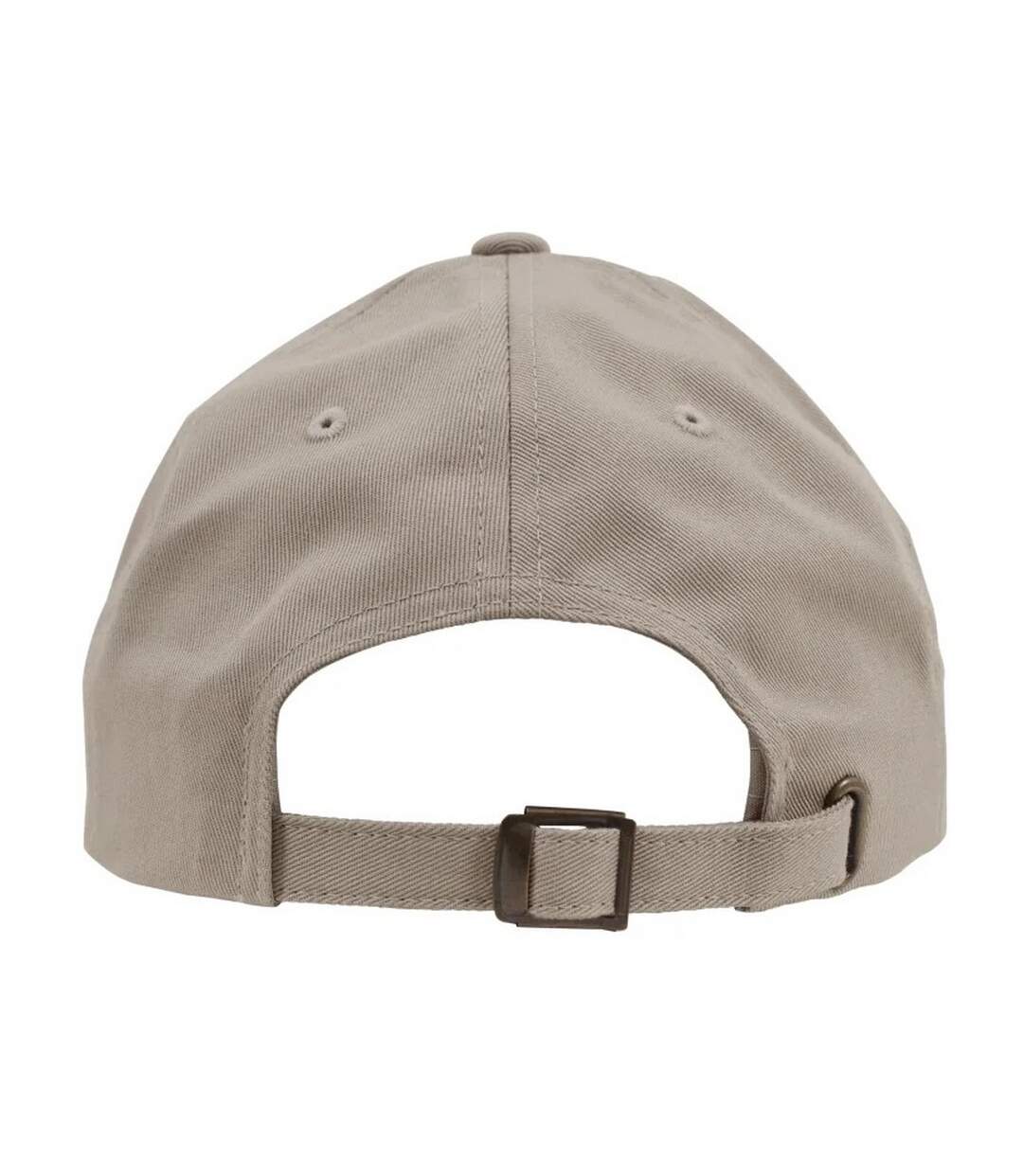 Childrens/kids Cotton Twill Low Profile Baseball Cap Khaki Flexfit-2