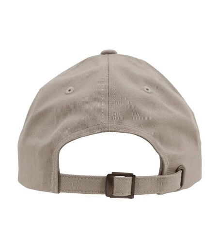 Childrens/kids Cotton Twill Low Profile Baseball Cap Khaki Flexfit