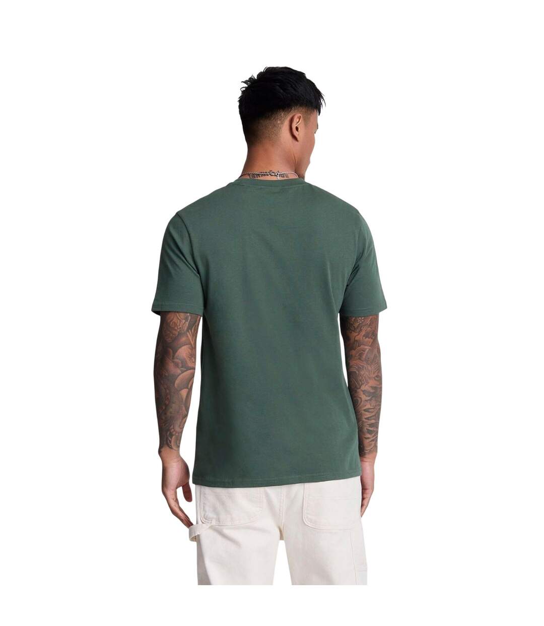 T-shirt Homme Bleu Sarcelle Lyle & Scott-3