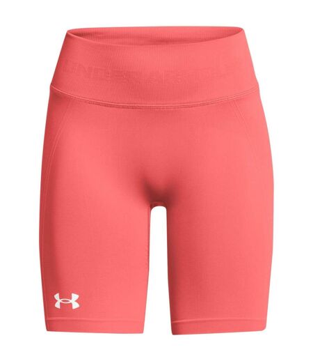 Womens/ladies Vanish Seamless Cycling Shorts Pink Under Armour